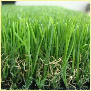 U Bentuk Rumput Buatan Luar untuk Landscaping Rumput sintetik untuk Taman