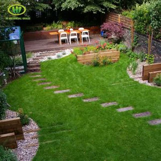 Paparan luaran rumput palsu buatan China pembuatan berkualiti
