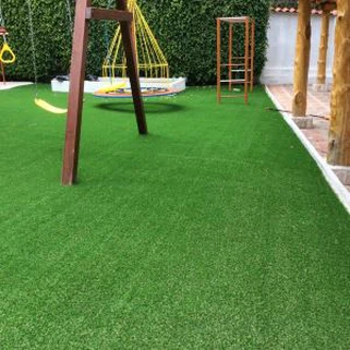 Landskap Empat Warna Hiqh Rumput Buatan Kualiti