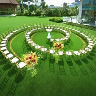 Harga Rendah 45mm Limbah Rumput Tebal Tiruan Buatan Karpet Dalaman